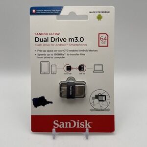 SanDisk Ultra Dual 64GB USB Drive 3.0 Flash Drive for Android Smartphones